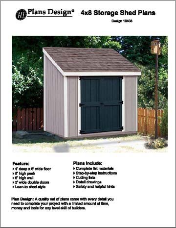 Lean To Shed Designs | Shed Plans Kits