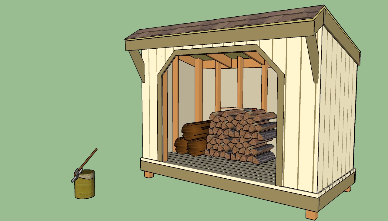 Firewood Wood Shed Plans