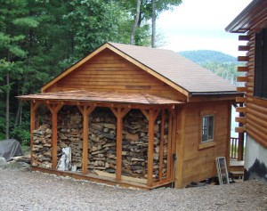 log shed plans