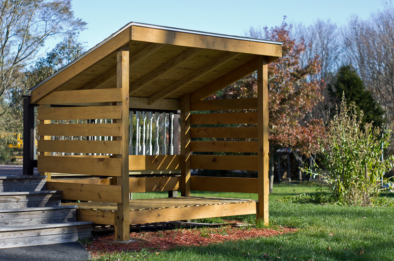 Wood Storage Sheds