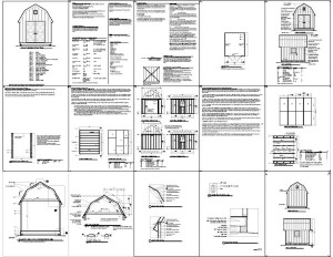 10x12 Shed Blueprints