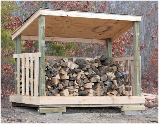 Firewood Storage Plans Pallets Plans DIY Free Download 
