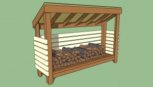 building a firewood shed