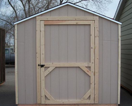 Building A Shed Door : Diy Shed Plans â€