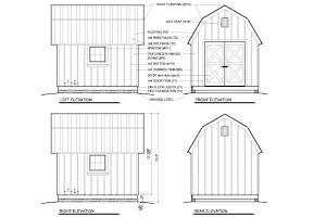 Gambrel Shed Plans
