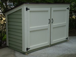 Outdoor Trash Shed
