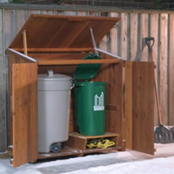 Outdoor Trash Shed