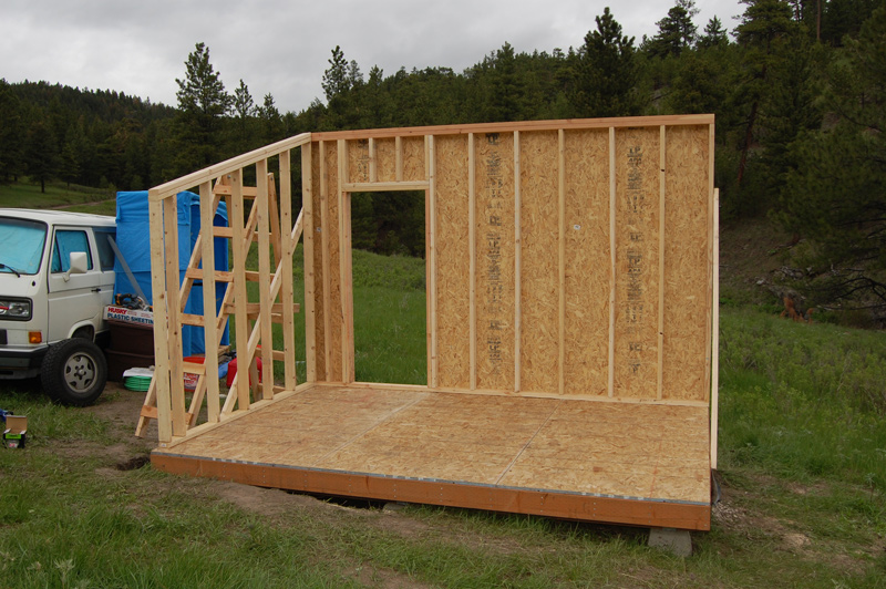 Storing Stuff in a Lean To Shed : The lean to shed is the perfect 