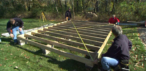 Storage Building Foundation : What You Can Get From Patio 