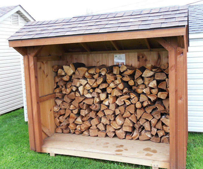 Wood Storage : Construct Your Own Shed With Wooden Garden 