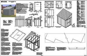 4 X 8 Shed Plans Free