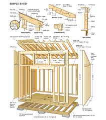 8×10 Shed Plans Free
