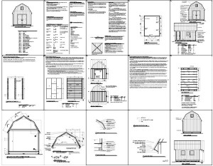 Free Gambrel Shed Plans