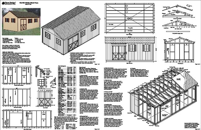 Shed Plans 12Ã—20 : Potting Shed Plans â€