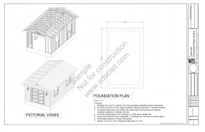 Shed Plans 12x20