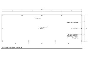 Shed Plans 12×36