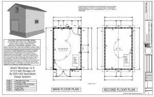 Shed Plans 12×36