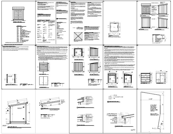 8 X 12 Shed Plans